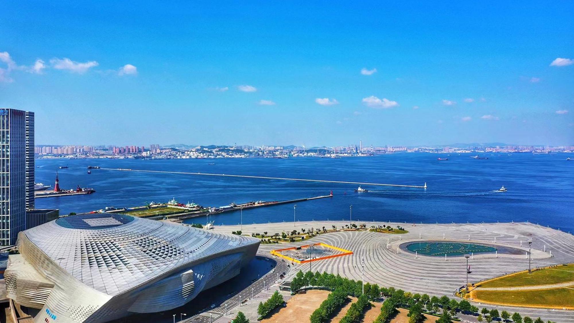 Crowne Plaza Dalian Xinghai By Ihg Esterno foto