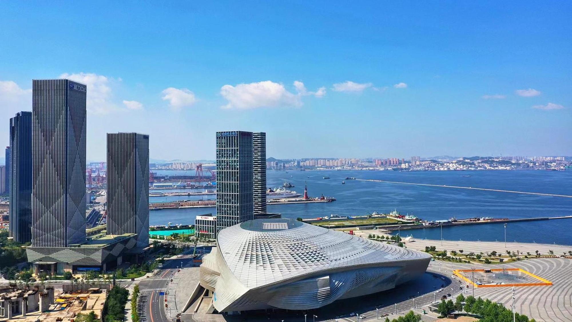 Crowne Plaza Dalian Xinghai By Ihg Esterno foto