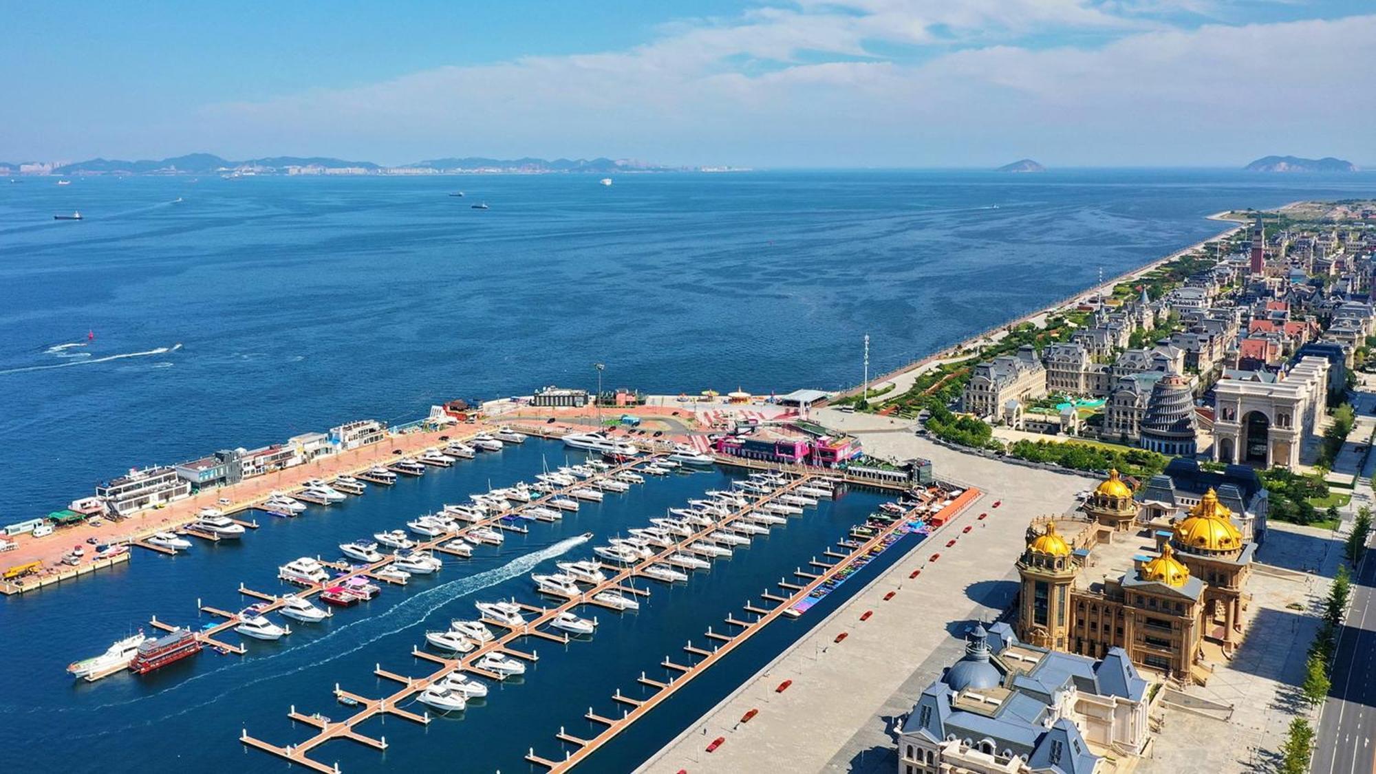 Crowne Plaza Dalian Xinghai By Ihg Esterno foto